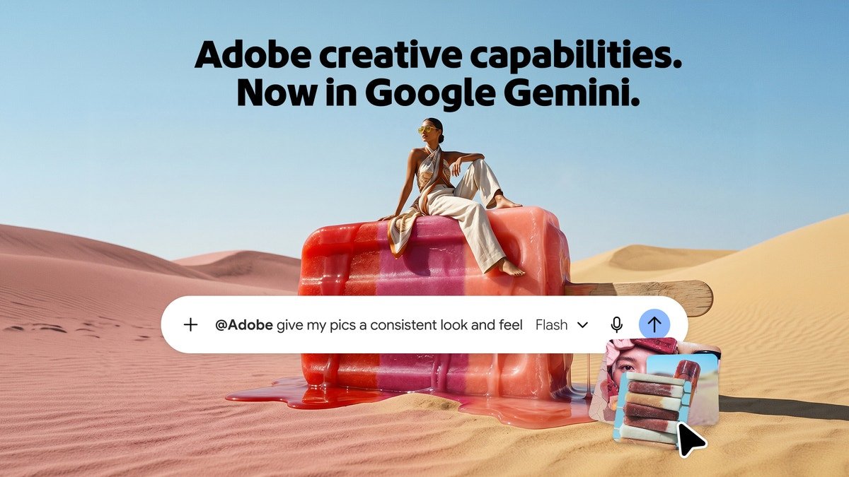 Инструменты Adobe в Google Gemini