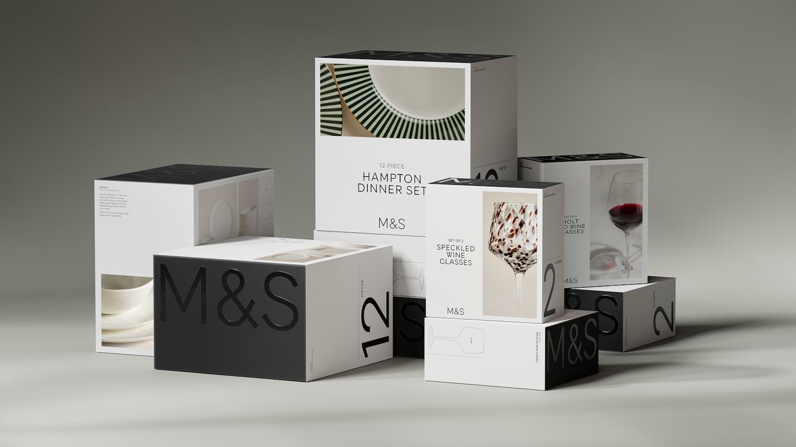 Коробки M&S Home в новой упаковочной системе